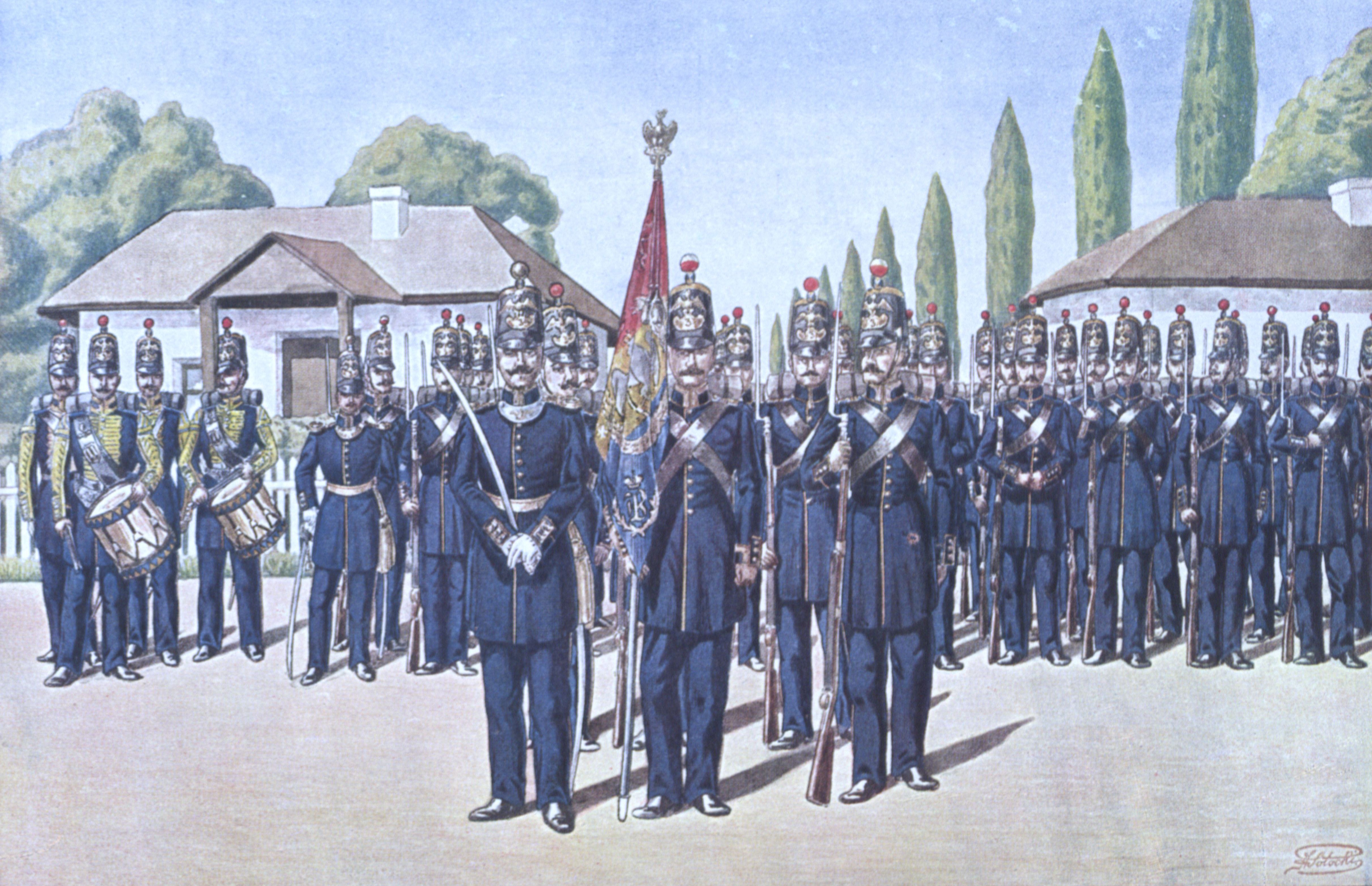 Regimentul 3 Infanterie din Țara Românească, 1852